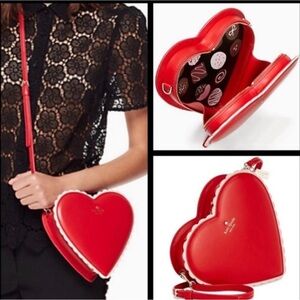 Kate spade chocolate candy heart purse